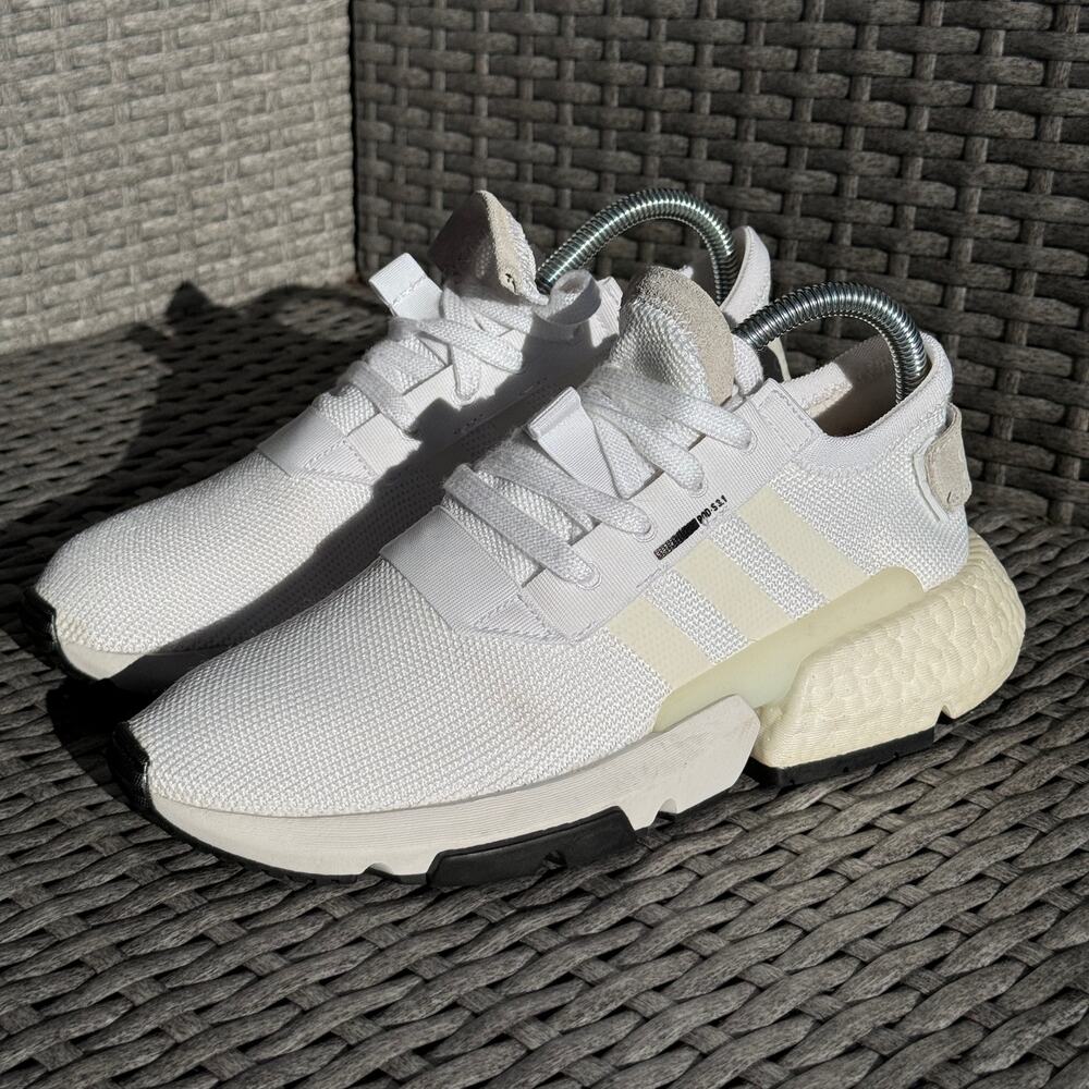 adidas POD-S3.1 Sneakers Low Top Lace-Up Shoes B37459 White Womens‎ Size 6.5